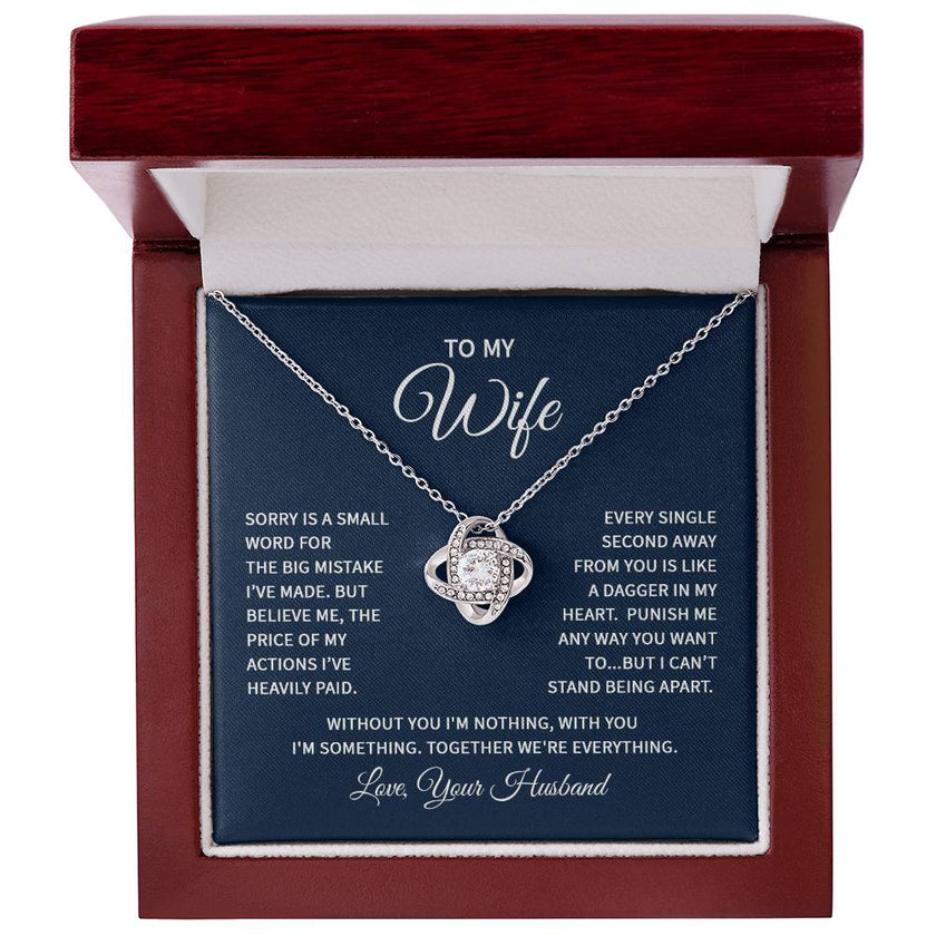 Love Knot Necklace For My Wife