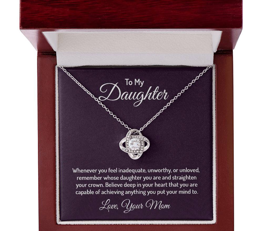 Love Knott Necklace For My Daughter