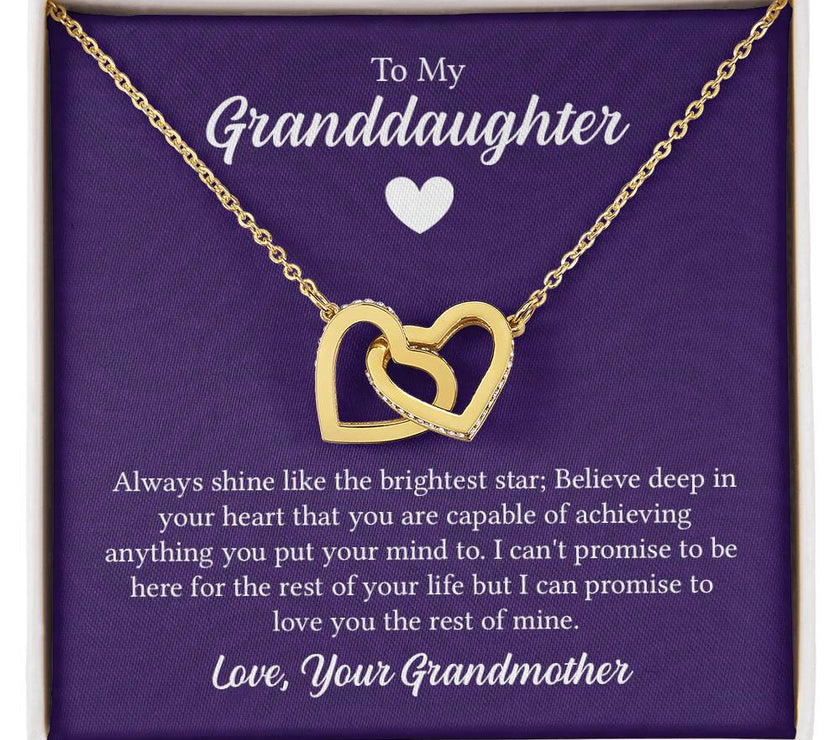Interlocking Hearts Necklace for My Granddaughter