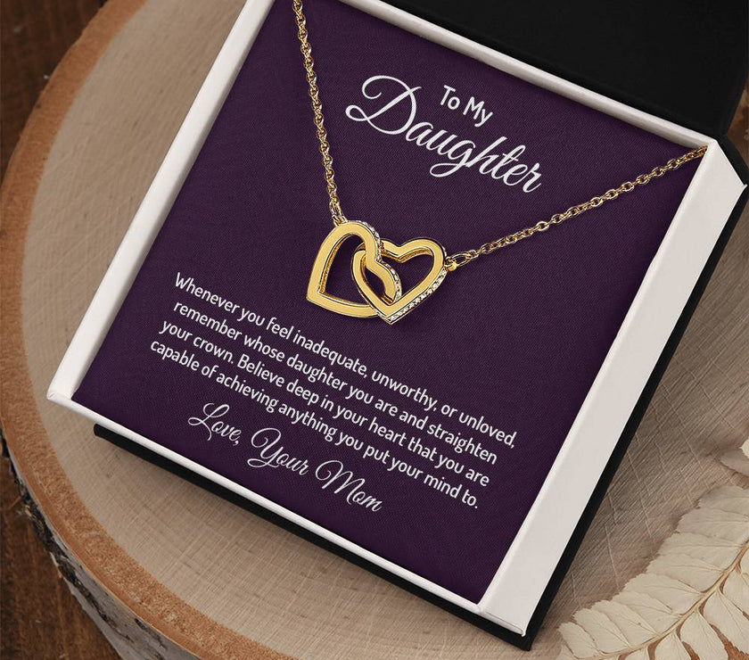 Interlocking Heart Necklace For My Daughter