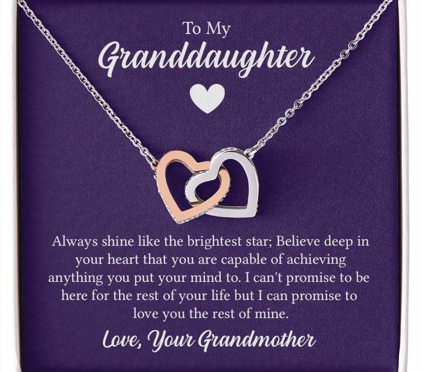 Interlocking Hearts Necklace for My Granddaughter