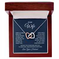 Interlocking Heart Necklace For My Wife