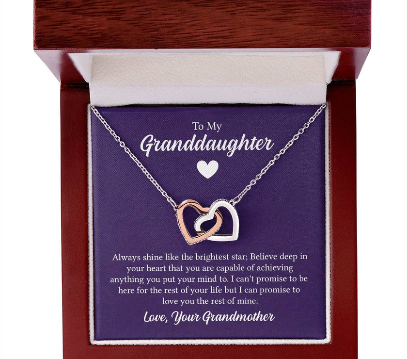Interlocking Hearts Necklace for My Granddaughter
