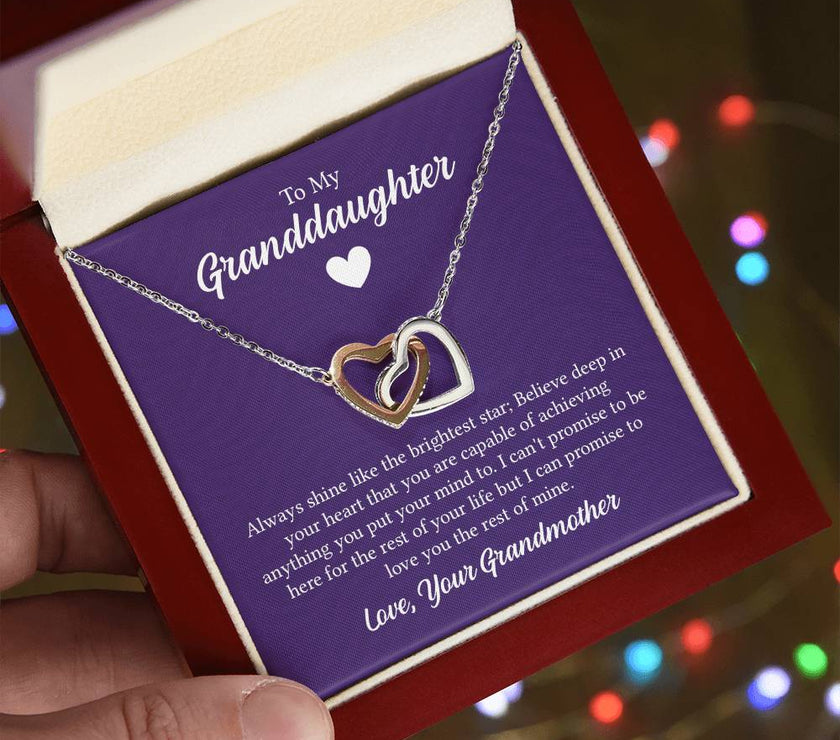 Interlocking Hearts Necklace for My Granddaughter