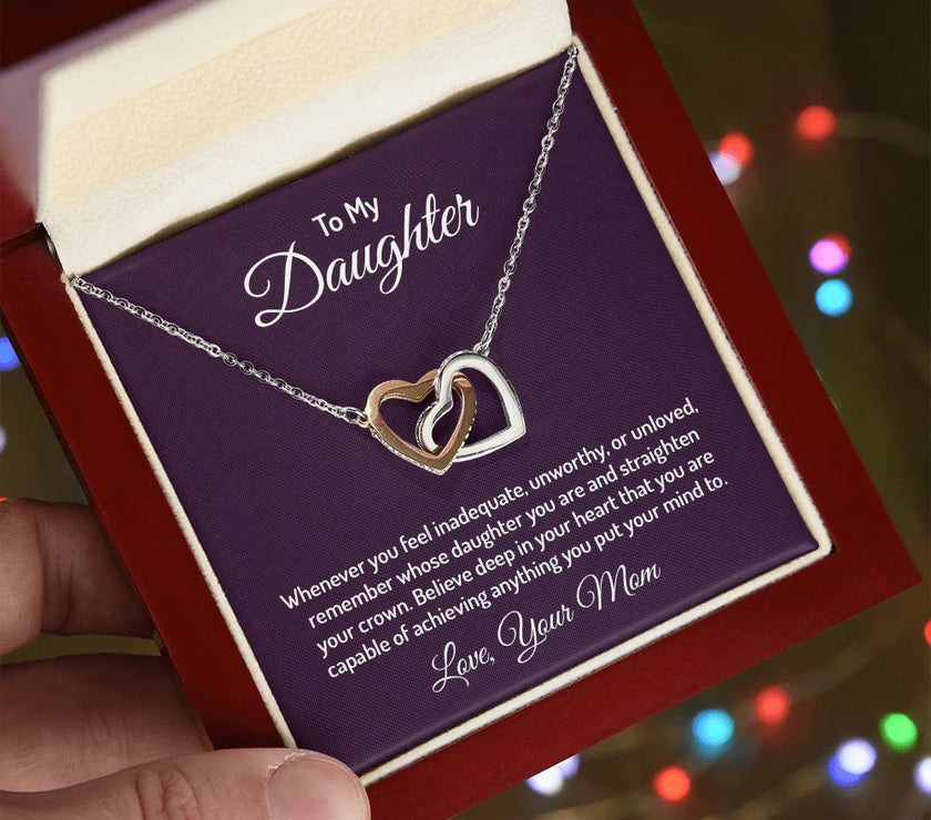 Interlocking Heart Necklace For My Daughter
