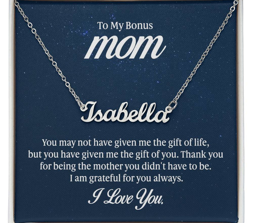 Custom Name Necklace for My Mom