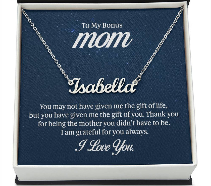 Custom Name Necklace for My Mom