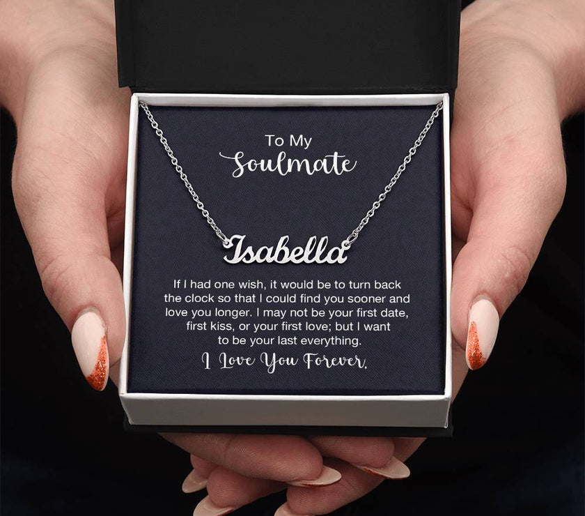 Custom Name Necklace for My Soulmate