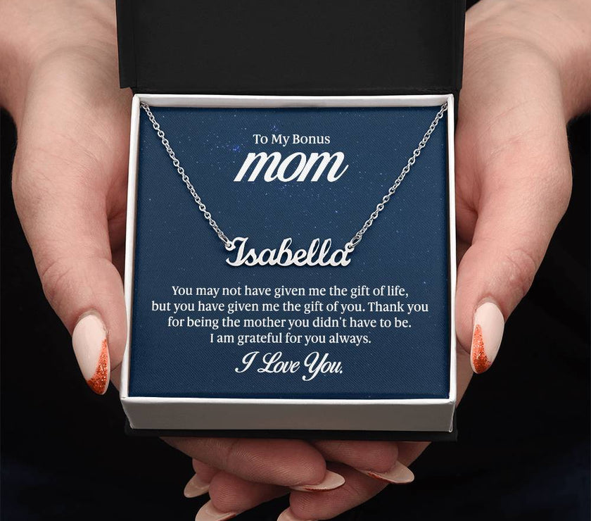 Custom Name Necklace for My Mom