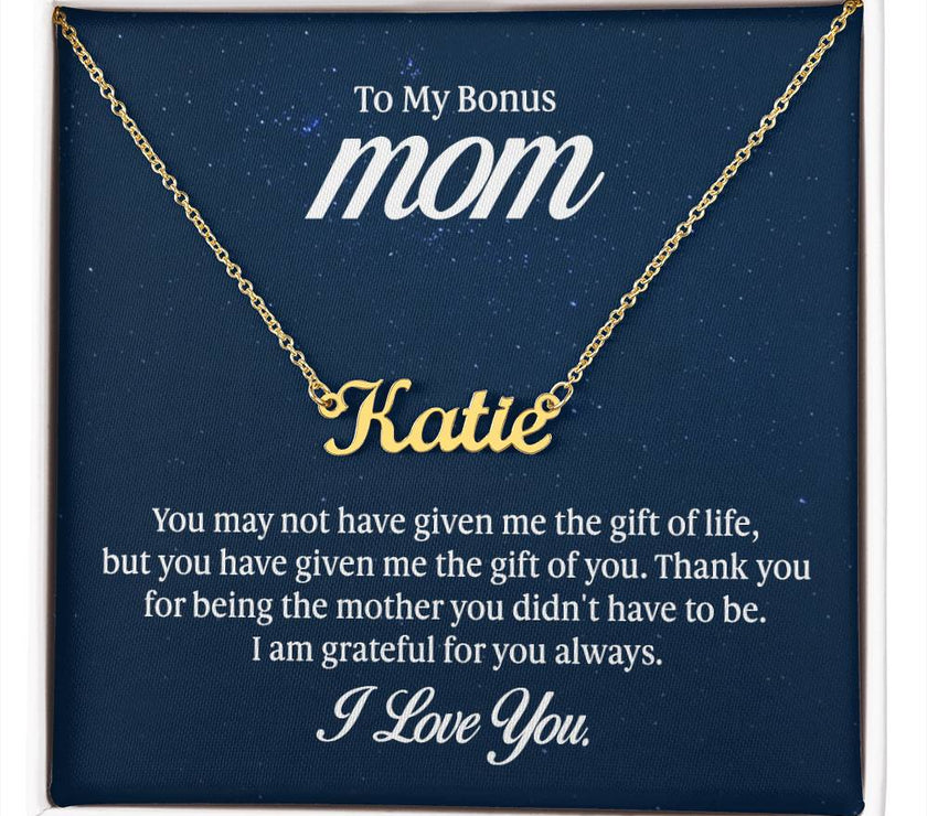 Custom Name Necklace for My Mom