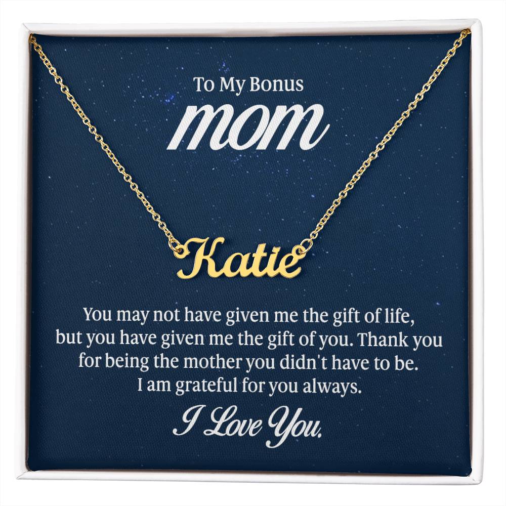 Custom Name Necklace for My Mom