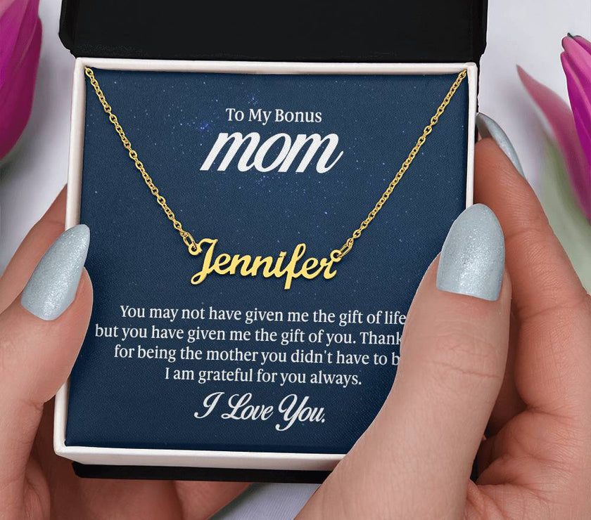 Custom Name Necklace for My Mom