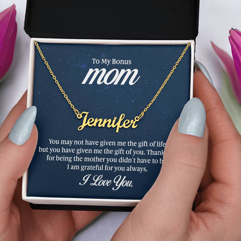 Custom Name Necklace for My Mom