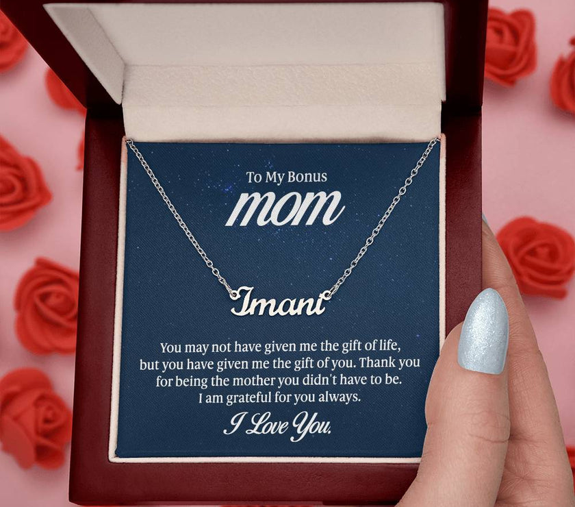 Custom Name Necklace for My Mom