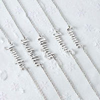 Polish Stainless Steel Custom Name Necklace.. Made In USA