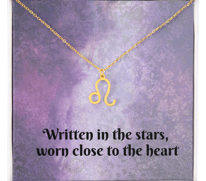 Custom Zodiac Sign Necklace – Personalized Astrology
