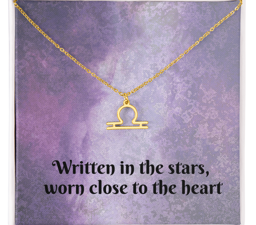 Custom Zodiac Sign Necklace – Personalized Astrology