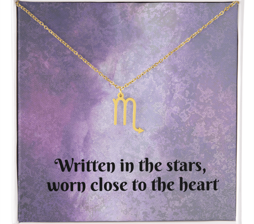 Custom Zodiac Sign Necklace – Personalized Astrology