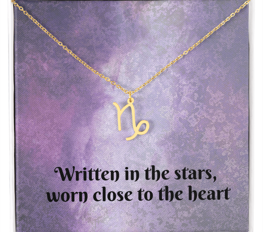 Custom Zodiac Sign Necklace – Personalized Astrology