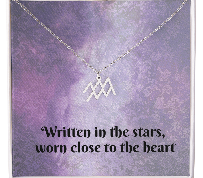 Custom Zodiac Sign Necklace – Personalized Astrology