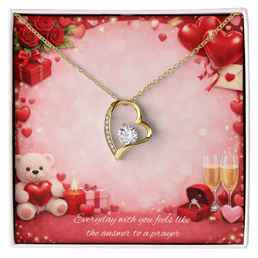 Forever Love Heart Pendant Necklace – Symbol of Eternal Love