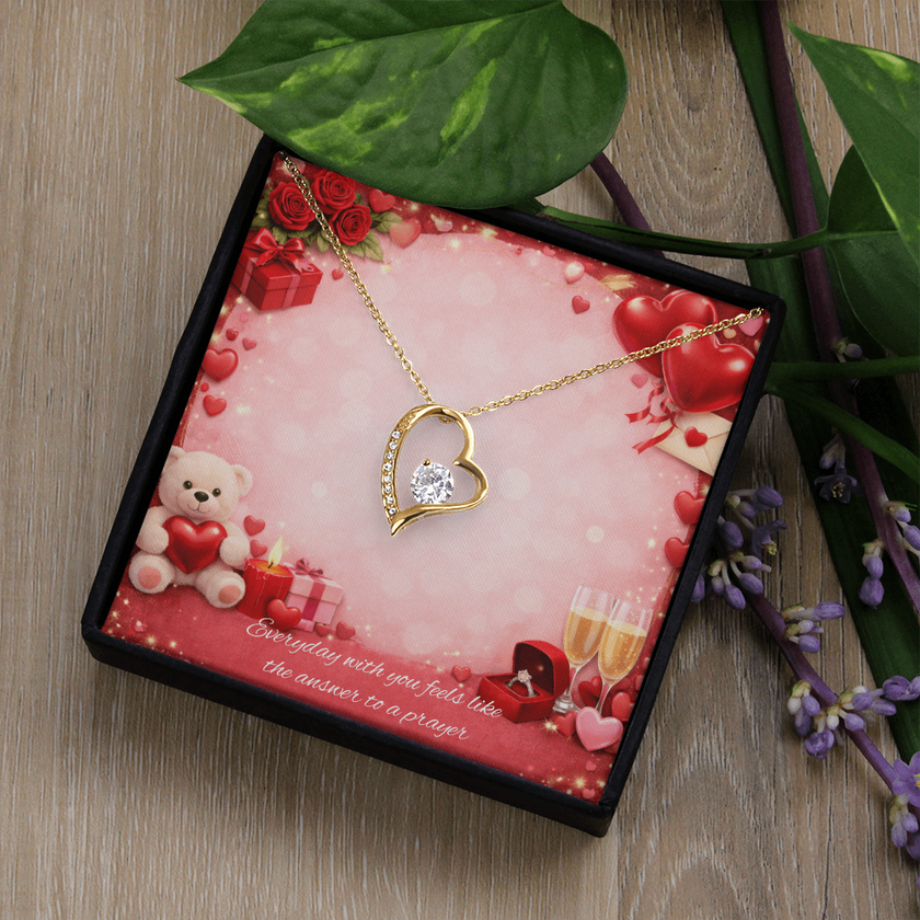 Forever Love Heart Pendant Necklace – Symbol of Eternal Love