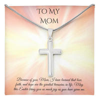 Faith & Love Cross Necklace – A Heartfelt Easter Gift for Mom