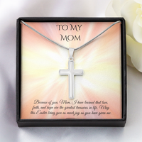 Faith & Love Cross Necklace – A Heartfelt Easter Gift for Mom