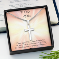 Faith & Love Cross Necklace – A Heartfelt Easter Gift for Mom