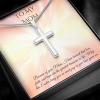 Faith & Love Cross Necklace – A Heartfelt Easter Gift for Mom