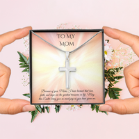 Faith & Love Cross Necklace – A Heartfelt Easter Gift for Mom