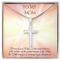 Faith & Love Cross Necklace – A Heartfelt Easter Gift for Mom