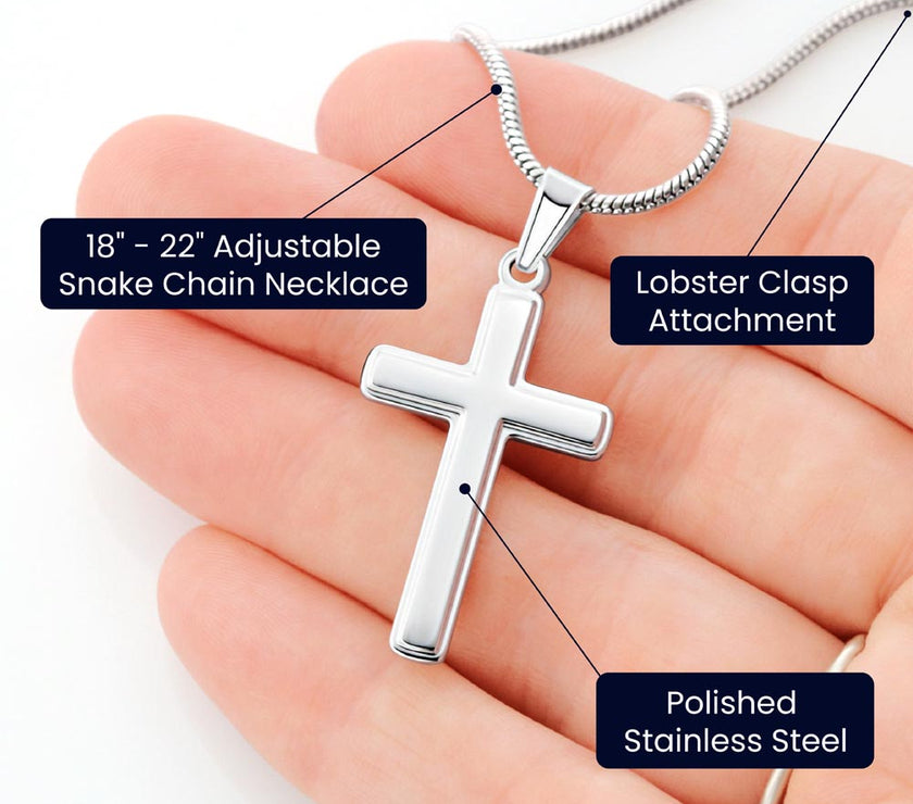 Faith & Love Cross Necklace – A Heartfelt Easter Gift for Mom