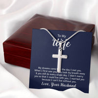 Artisan-crafted Cross Necklace For My Wife