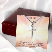 Faith & Love Cross Necklace – A Heartfelt Easter Gift for Mom