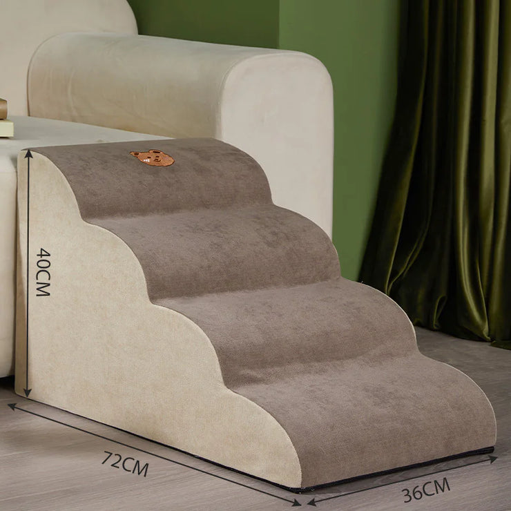 Four level step stairs for pet