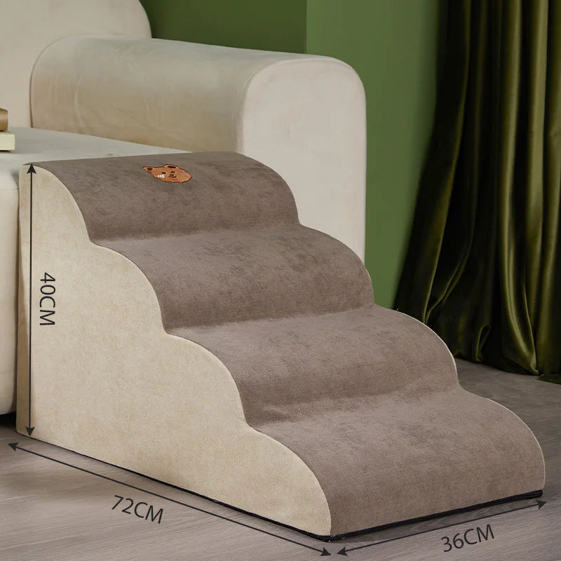 Four level step stairs for pet