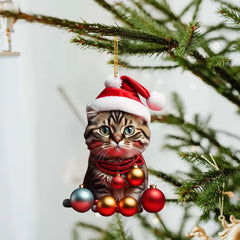  Cat Christmas Ornaments