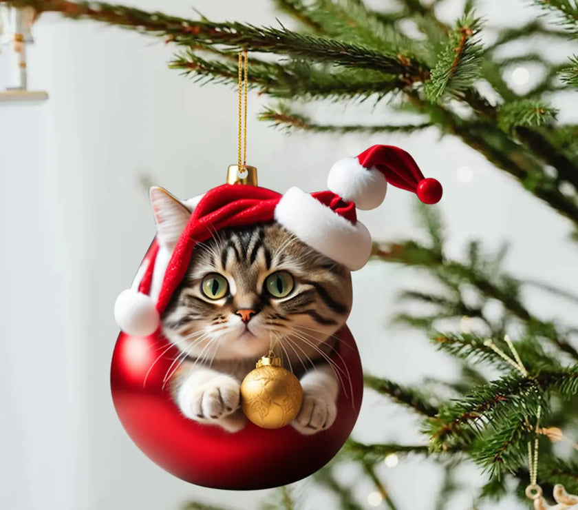  Cat Christmas Ornaments