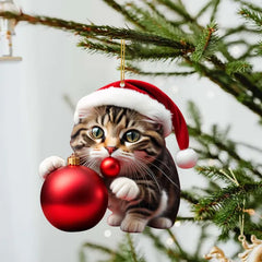  Cat Christmas Ornaments