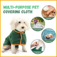 Multi-purpose Soft Dog Bathrobe