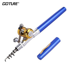 GBlue Mini portable pocket fishing rod & reel