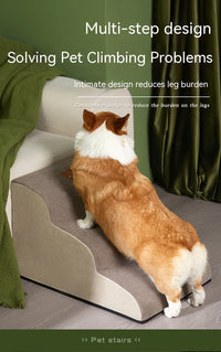 Four level step stairs for pet