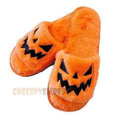 Orange Pumpkin Slippers