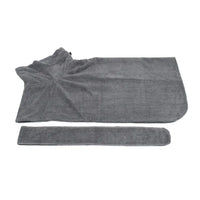Gray Soft Dog Bathrobe Towel
