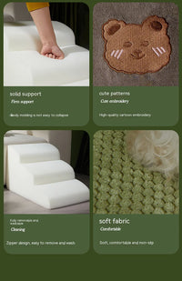 Four level step stairs for pet