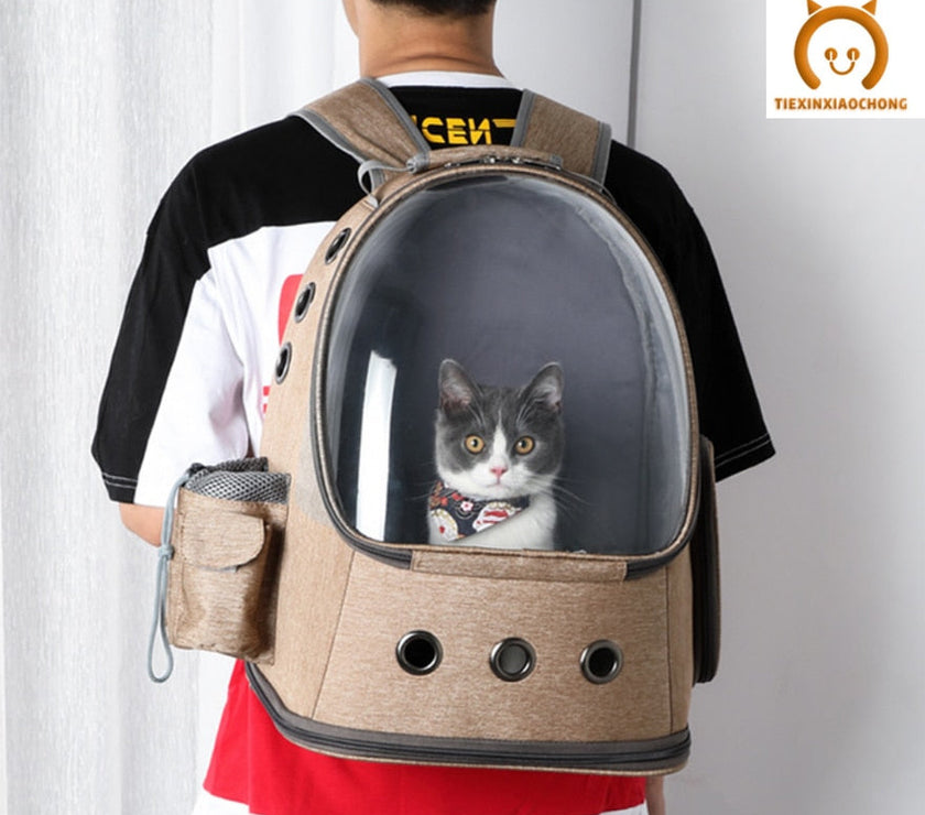 Cat Carrier Backpack Space Capsule with cat