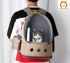 Cat Carrier Backpack Space Capsule with cat