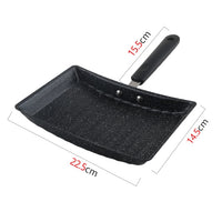 Non-Stick Wave Bottom Griller black