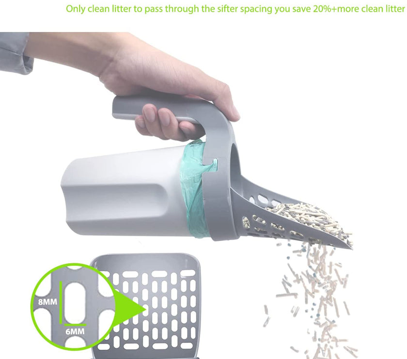 Smart sifter spacing of shovel